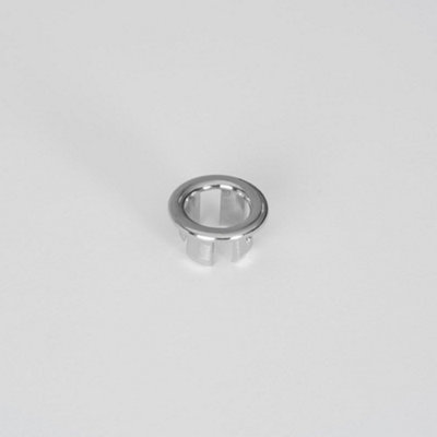 Homestylestore Chrome Bathroom Basin Sink Round Overflow Ring from B&Q
