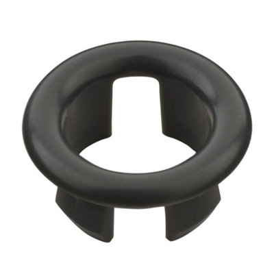Homestylestore Pebble Bathroom Basin Sink Round Overflow Ring from B&Q