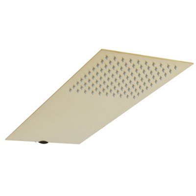 Homestylestore Brushed Brass 200 X 487mm Thin Fixed Rainfall Shower Head from B&Q