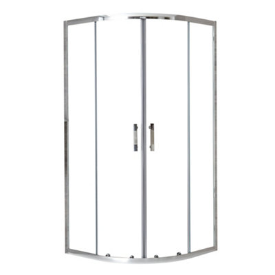 Homestylestore Chrome Reversible Quadrant Shower Enclosure 700 X 700mm from B&Q