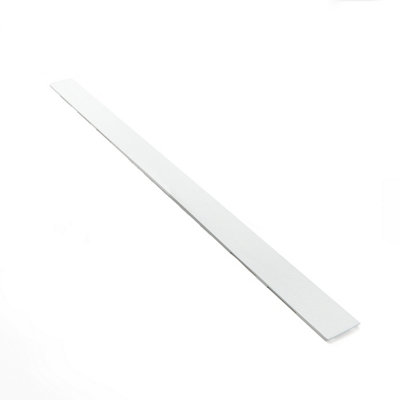 Homestylestore 1800mm White Slate Effect Rectangular Shower Tray Side Panel And Fixing Kit from B&Q