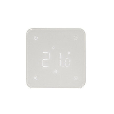 Homestylestore White Wifi Programmable Temperature Control Backlit Thermostat from B&Q