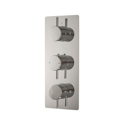 Homestylestore Chrome 3 Outlet Diverter Thermostatic Concealed Mixer Shower Valve from B&Q