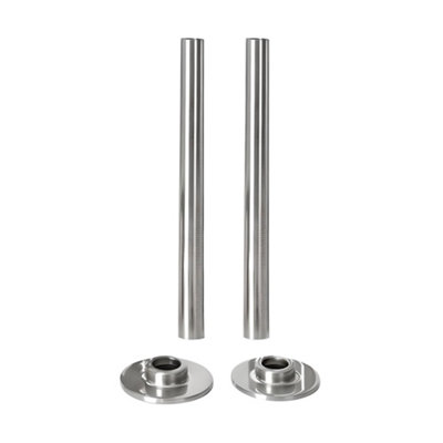 Homestylestore Satin Radiator Pipe Sleeve Covers And Flanges from B&Q