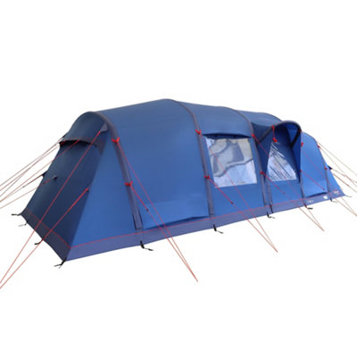 Berghaus Air 800 Nightfall 8 Man Tent With 2 Darkened Bedrooms & Spacious Living Area