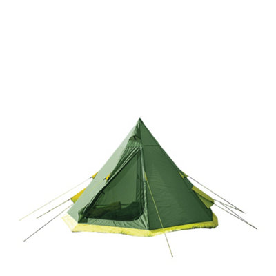 Eurohike Teepee 4 Man Tent With Built In Groundsheet from B&Q