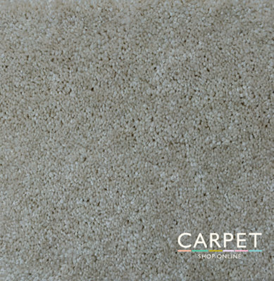 B&Q -  Havana Light Cream Beige Saxony Carpet 1.75M X 4M