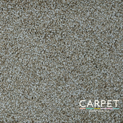B&Q -  Havana Dune Beige Saxony Carpet 1.5M X 4M