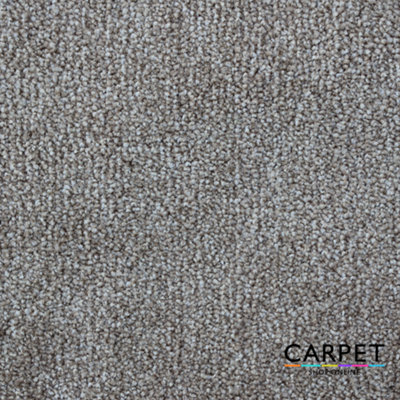 B&Q -  Galmor Burch Light Brown Twist Carpet 2.75M X 4M