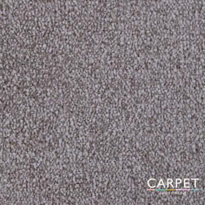 B&Q -  Galmor Satin Beige Twist Carpet 3.75M X 4M