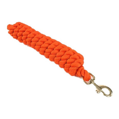Shires Extra Long Horse Lead Rope Orange (One Size)