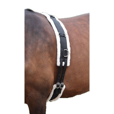 Shires Fleece Padding Nylon Horse Lunging Roller Black (Cob) from B&Q