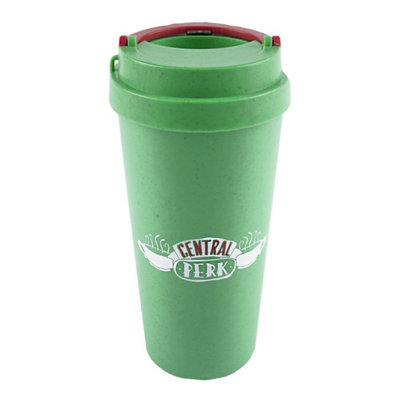  - Friends Central Perk Reusable 425Ml Travel Mug Green (One Size)