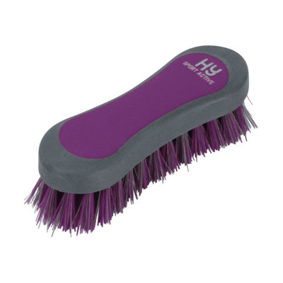 Hyshine Active Groom Face Brush Amethyst Purple (One Size) from B&Q