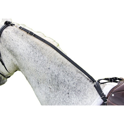 Shires Daisy Horse Reins Black (One Size) from B&Q