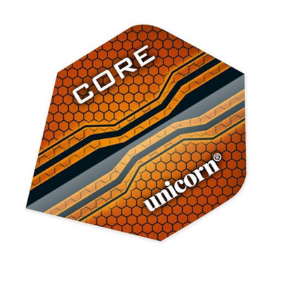  - Unicorn Core .75 Plus Dart Flights Orange (One Size)