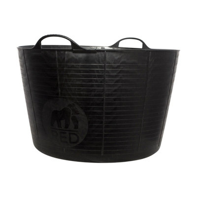 Red Gorilla Horse Feed Bucket Black (One Size) from B&Q
