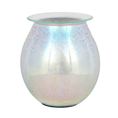  - Something Different Light Up Geometric Electric Oil Burner (Uk Plug) Multicoloured (One Size)