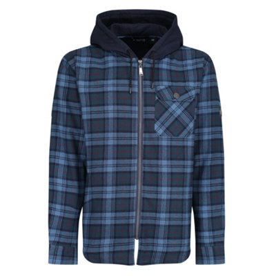 Regatta Professional Mens Checked Jacket Navy (Xxl)