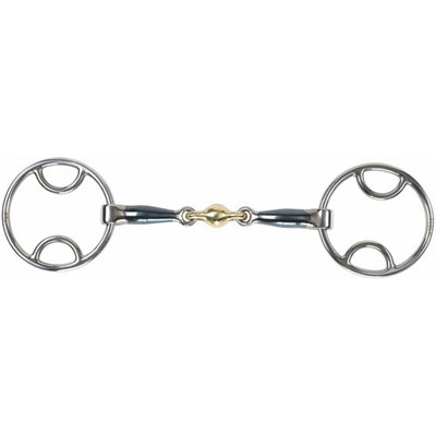 Shires Sweet Iron Lozenge Horse Bevel Bit Blue (4.5In) from B&Q