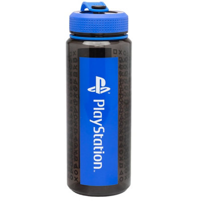 Playstation Logo Water Bottle Black (One Size) from B&Q