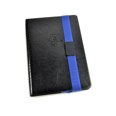 Everton Fc Premium A5 Notebook Black/royal Blue (A5) from B&Q