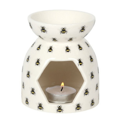 B&Q Something Different Bee Oil Burner (One Size) White