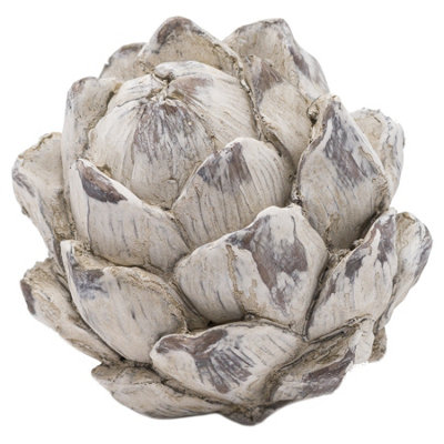 Hill Interiors Garda Artichoke Ornament Off White/stone (11Cm X 9Cm X 9Cm) from B&Q