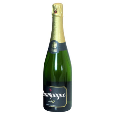 Eurowrap Foil Bottle Box Navy/gold (One Size) from B&Q