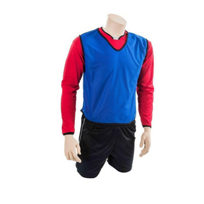  - Precision Childrens/kids Training Mesh 3 Layer Membrane Bib Royal Blue (4-9 Years)