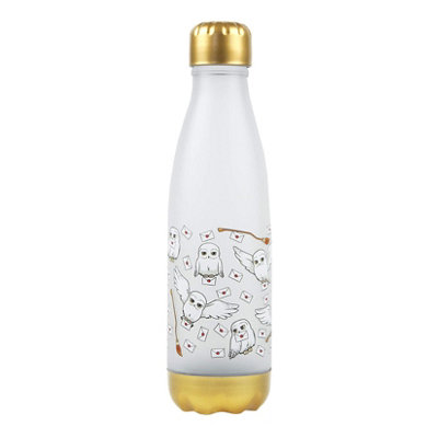 Harry Potter Hedwig Bottle (One Size) Silver/Gold