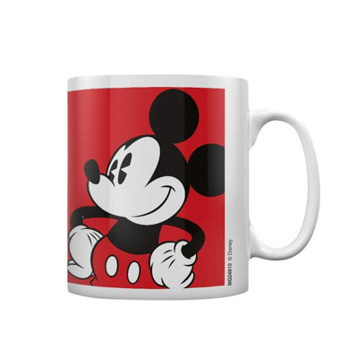 B&Q -  Pose Mickey Mouse Mug Red/black (One Size)