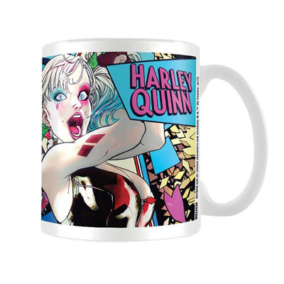 B&Q -  Batman Neon Harley Quinn Mug Multicoloured (One Size)