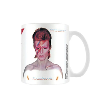 David Bowie Aladdin Sane Mug White (One Size) from B&Q