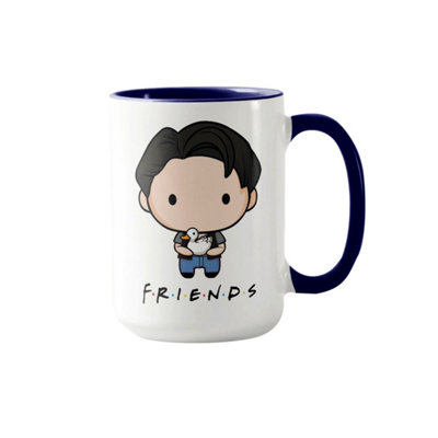 Friends Chibi Joey Mug White/blue/navy (One Size) from B&Q