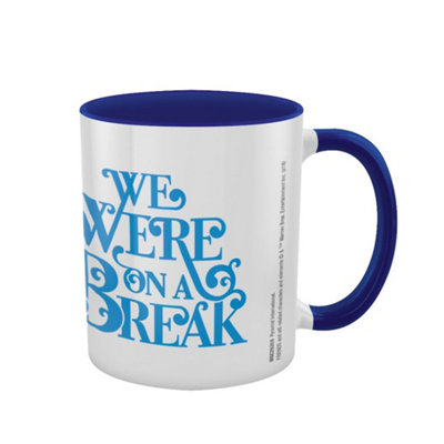 B&Q Friends On A Break Mug (One Size) White/Blue