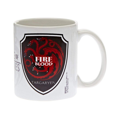 B&Q -  Fire & Blood Targaryen Mug Red/black/white (One Size)