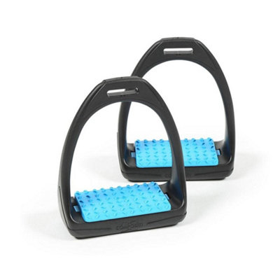 Compositi Reflex Horse Stirrups Bright Blue (One Size) from B&Q