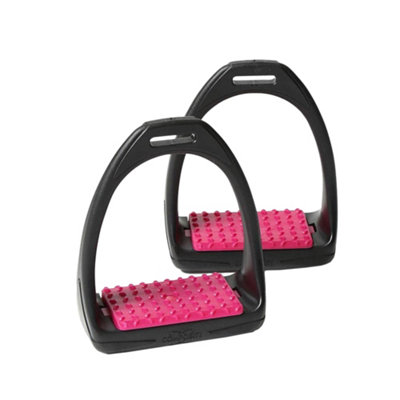 Compositi Reflex Horse Stirrups Raspberry (One Size) from B&Q