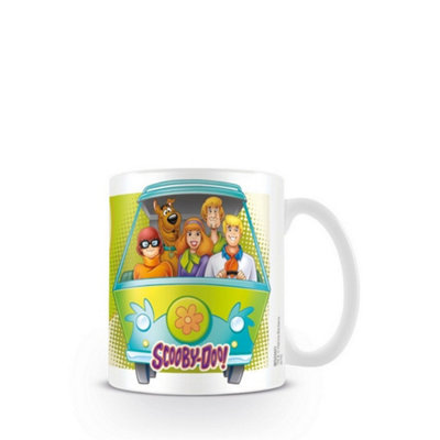 B&Q White/Green Scooby Doo Mystery Machine Mug (One ) 12Cm