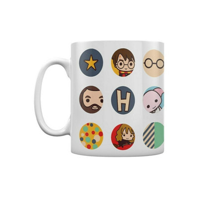 B&Q -  Chibi Circles Mug White (One Size)