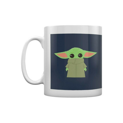  - Star Wars: The Mandalorian Illustration Mug Navy/white/green (One Size)