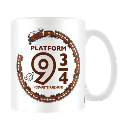 Harry Potter Unisex White Chibi Platform 9 3 4 Mug In - Image 5