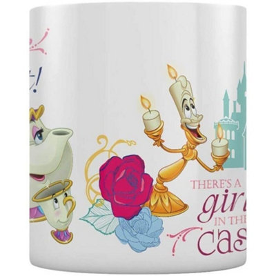 Beauty And The Beast Be Our Guest Mug Multicoloured (One Size) from B&Q