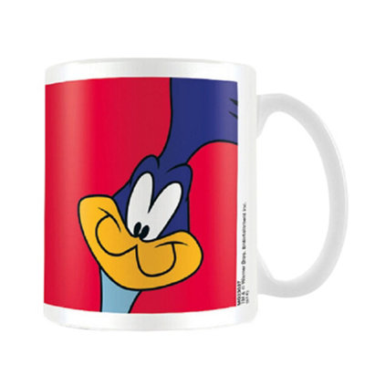 B&Q White/Red Looney Tunes Roadrunner Mug (One ) 12Cm