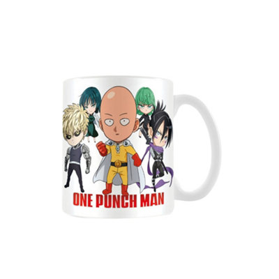B&Q White One Punch Man Chibi Mug /Multicoloured (One ) 12Cm