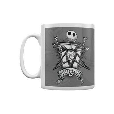  - Nightmare Before Christmas Misfit Love Mug White/grey (One Size)