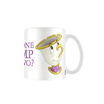Beauty And The Beast One Lump Or Two Chip Mug White (One Size) from B&Q