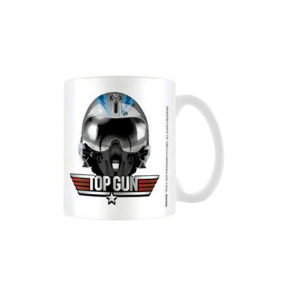 Top Gun Iceman Helmet Mug Grey/white (One Size) from B&Q