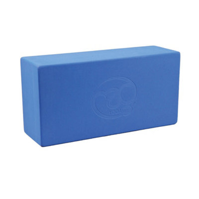 Yoga-Mad Hi-Density Yoga Brick Blue (22Cm X 11Cm X 7Cm) from B&Q